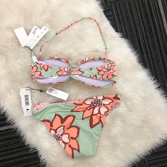NWT The Bikini Lab Medium 2 pc in Desert Petals - Picture 3 of 4